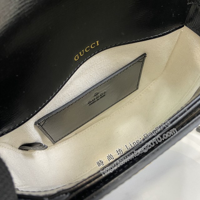 Gucci專櫃古馳最新款Horsebit 1955系列迷你手提包單肩斜挎女包 jh2503型號：781387